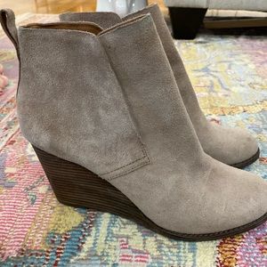 Lucky Brand Suede Booties